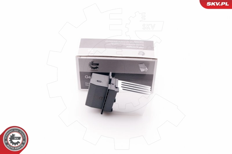 Resistor, interior blower